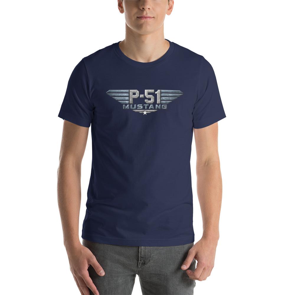 p-51-mustang-short-sleeve-t-shirt-navy-arczeal-designs