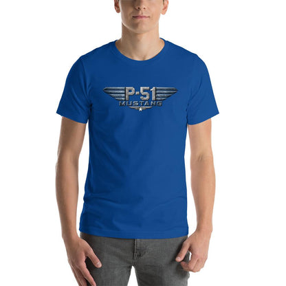 p-51-mustang-short-sleeve-t-shirt-blue-arczeal-designs