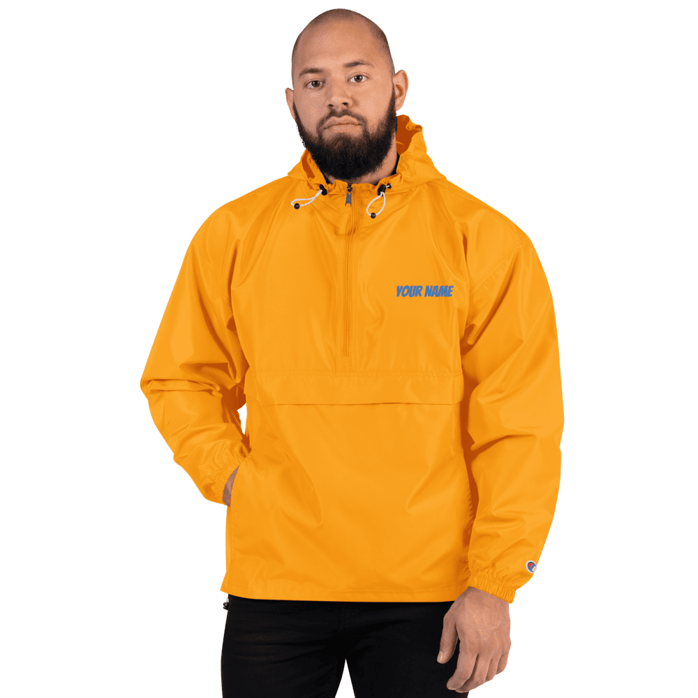 Personalized Embroidered Champion Packable Jacket ArcZeal Designs
