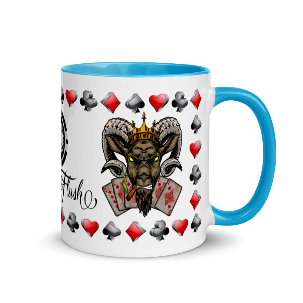 Coffee Mug Royal Flush Poker Hand Diamonds ArcZeal Designs