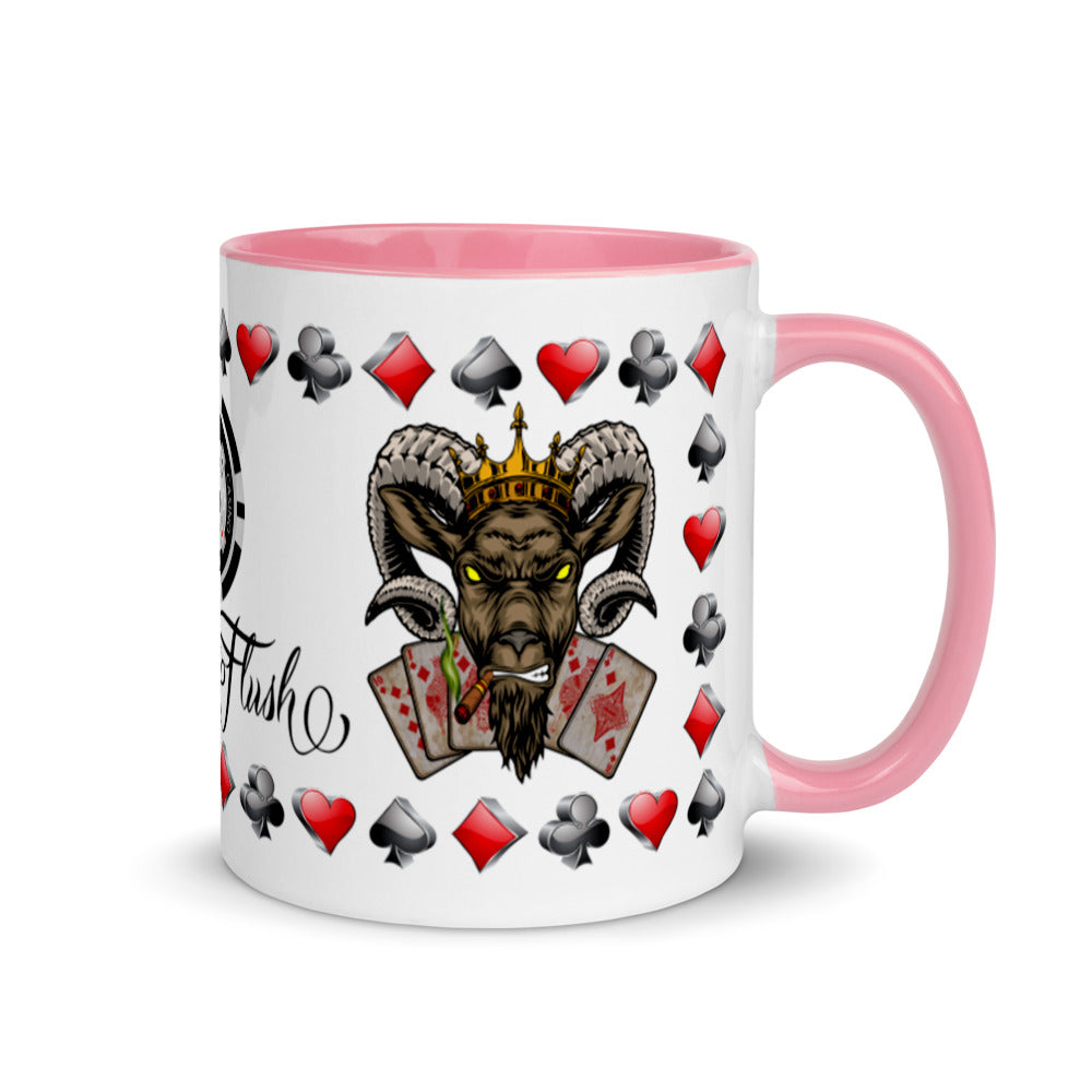 Coffee Mug Royal Flush Poker Hand Diamonds ArcZeal Designs