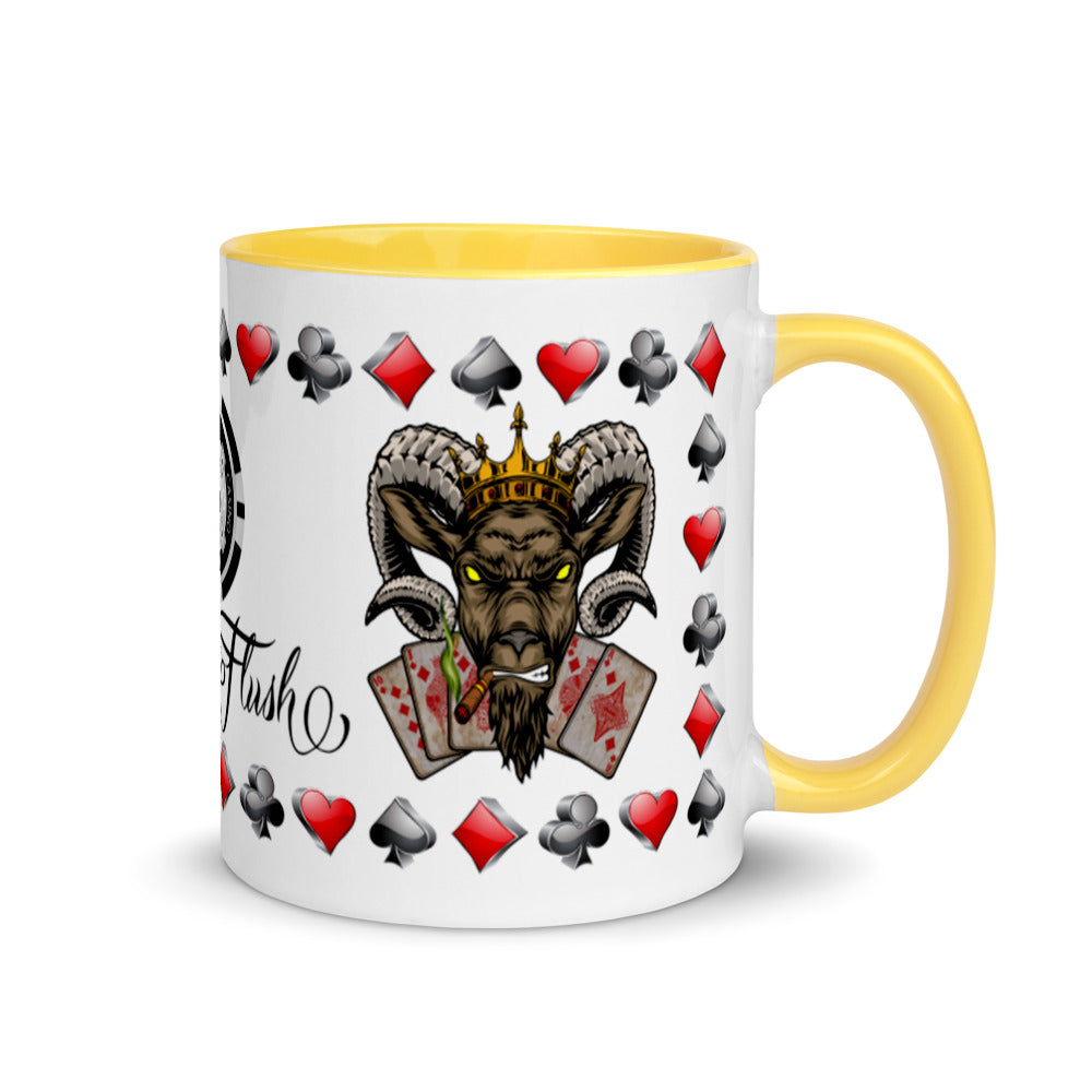 Coffee Mug Royal Flush Poker Hand Diamonds ArcZeal Designs