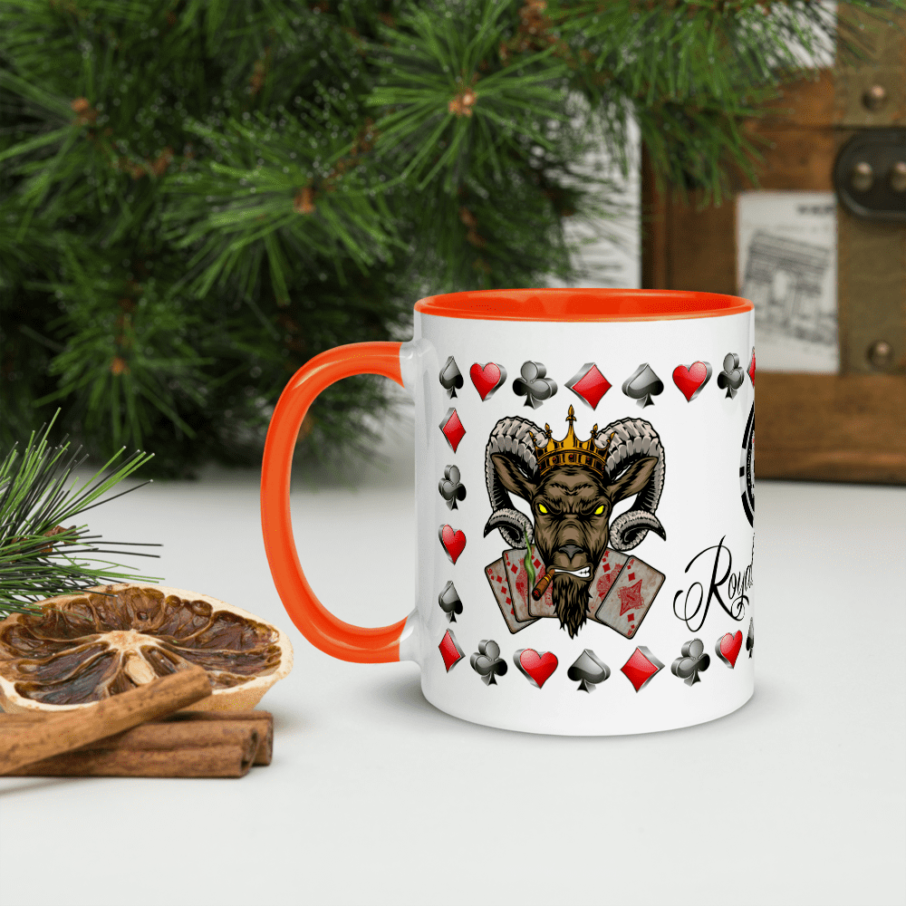 Coffee Mug Royal Flush Poker Hand Diamonds - ArcZeal Designs