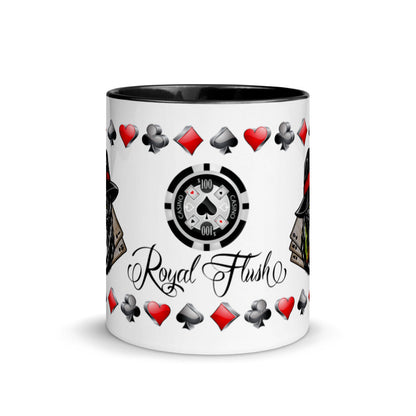  Coffee Mug Royal Flush Poker Hand Spades ArcZeal Designs