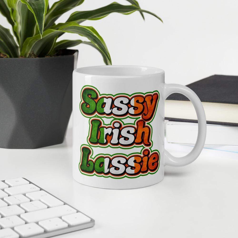  Sassy Irish Lassie Coffee Mug ArcZeal Designs