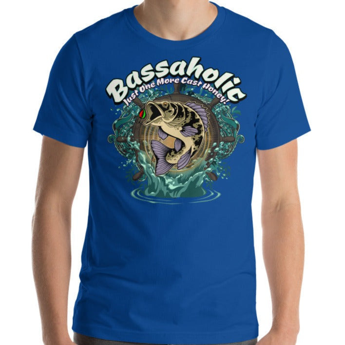 Bassaholic Short Sleeve Fishing Tee Shirt – ArcZeal Designs