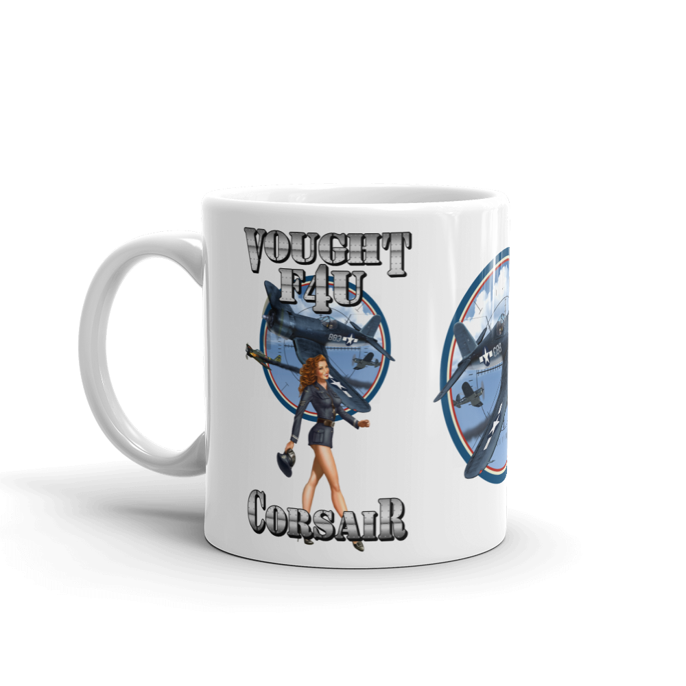  Vought F4U Corsair WW2 Collectable Coffee or Tea Mugs ArcZeal Designs